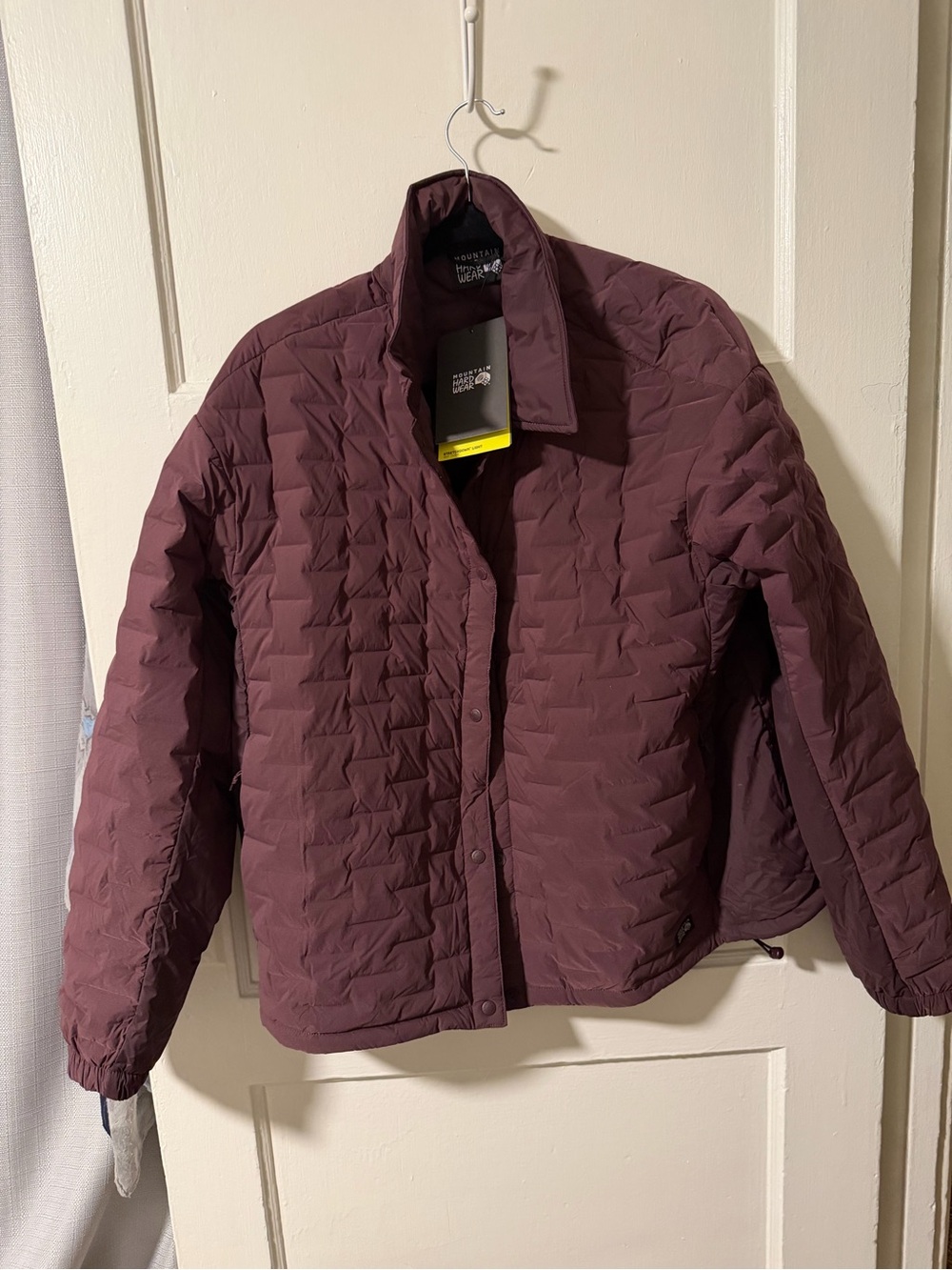 Mountain Hardwear Women's Moonberry Stretchdown Light Snap Jacket 700 FP Large